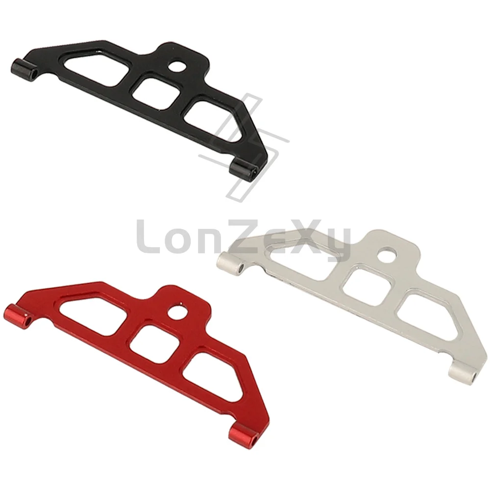 Aluminum Battery Cover Chassis Plate for 1/24 AX24 RC Crawler Car Bottom Guard Plate Upgrade Parts Black Red Silver 2g