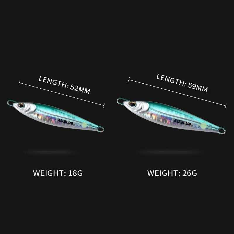 ALLBLUE LEVIN Metal Jig 18g 26g Artificial Bait Jigging Spoon Fishing Lure Hard Lead Off Shore Casting Saltwater Bass Tackle
