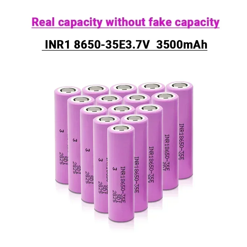 2024 New high quality 35E original power 18650 lithium battery 3500mAh 3.7v 25A high power INR18650 for electrical tools