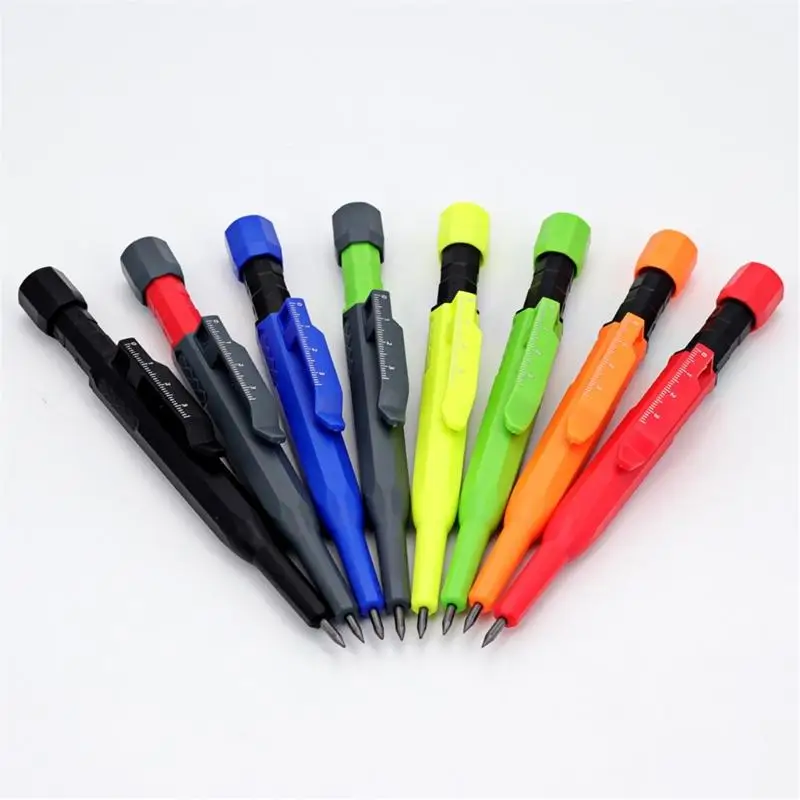 31BA 3-teilige hochpräzise 2,8-mm-Markierungsstifte Druckbleistifte mit Ersatzminen für Holz-, Metall- und Kunststoffarbeiten – Detail 5