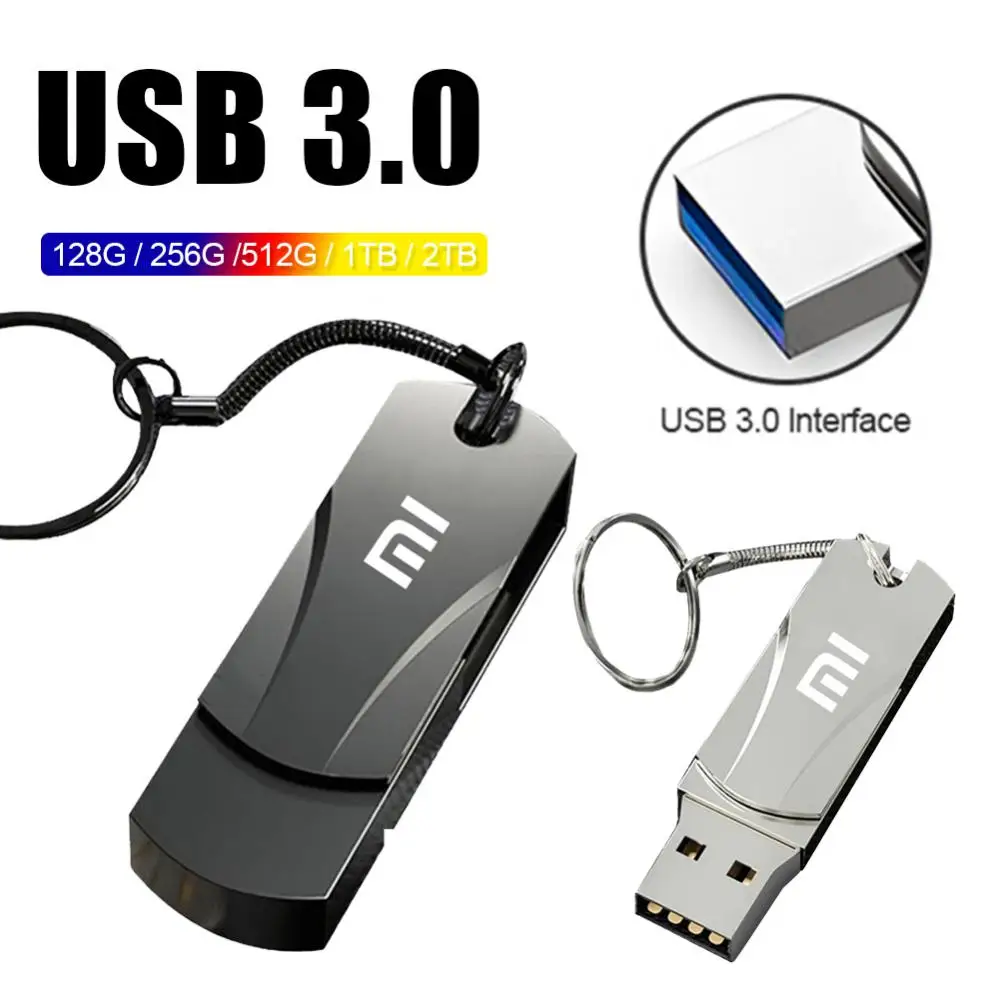 Xiaomi-memoria USB portátil para teléfono móvil, disco U de 2TB, 1TB, interfaz USB 3,1 tipo C, 256GB, 128GB, 512GB, transmisión recíproca