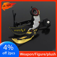 JX TOY 15cm Valorant 2021 Championshipns Skin Karambit Rotatable Alloy Craft Model Game Melee Reaver Weapon Training Knife Toys