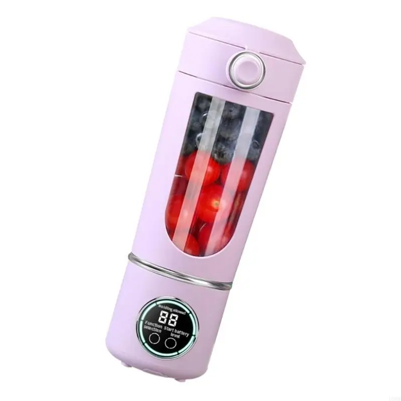 대용량 700ml 휴대용 과일 블렌더 스무디 및 단백질 쉐이크 용 USB 충전식 고속 모터 과즙 짜는기구