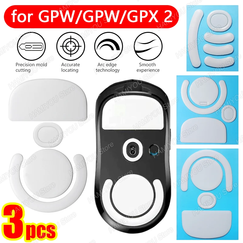 Almohadillas Antideslizantes para Ratón Logitech G PRO X Superlight 2 GPX Wireless GPW 1ª 2ª 3ª Generación, Adhesivos para Patas de Ratón GPW GPX GPX2
