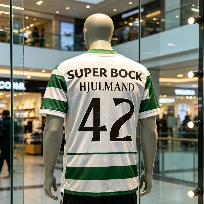 Camiseta Esportiva Lisboa 26, Jurman Morita Hideyoshi, Camiseta de Futebol Portuguesa Kunda Dlink para Crianças
