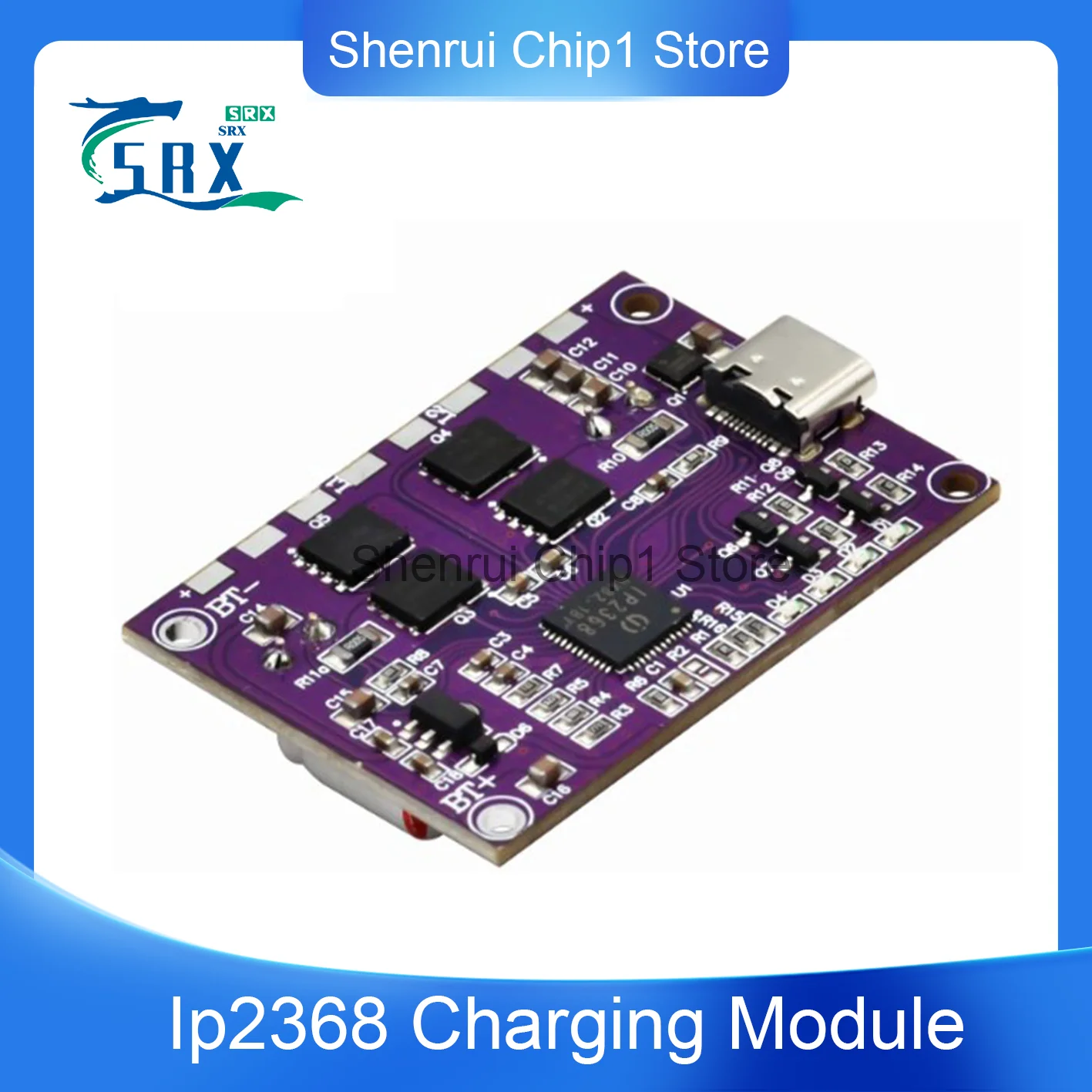 

Ip2368 Bidirectional High Power Fast Charging Module Power Bank Circuit Board Kit Pd100w Quick Charging