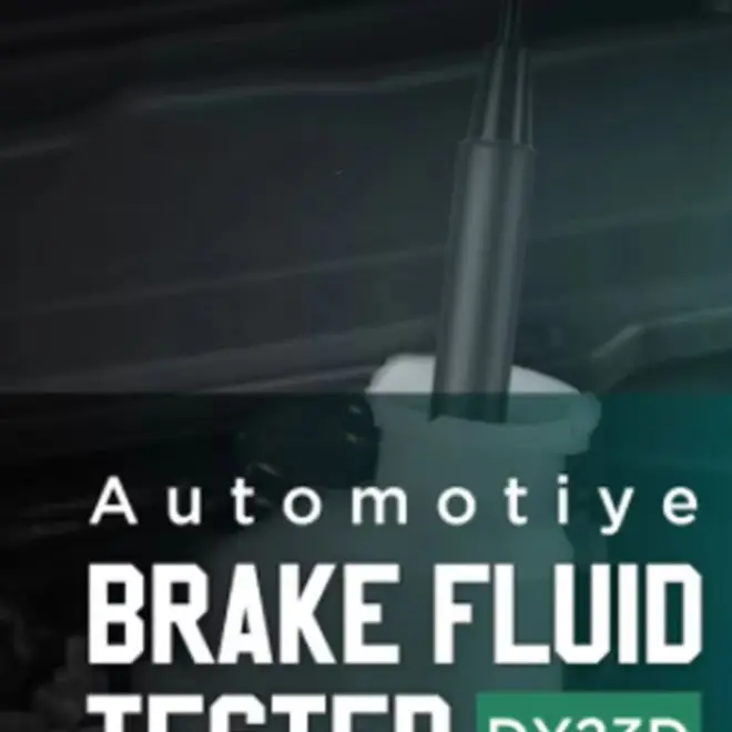 Automotive Brake Fluid Moisture Tester DY23D with Onboard Printer Compatible with DOT3 DOT4 and DOT5.1 Standards 12V Operation
