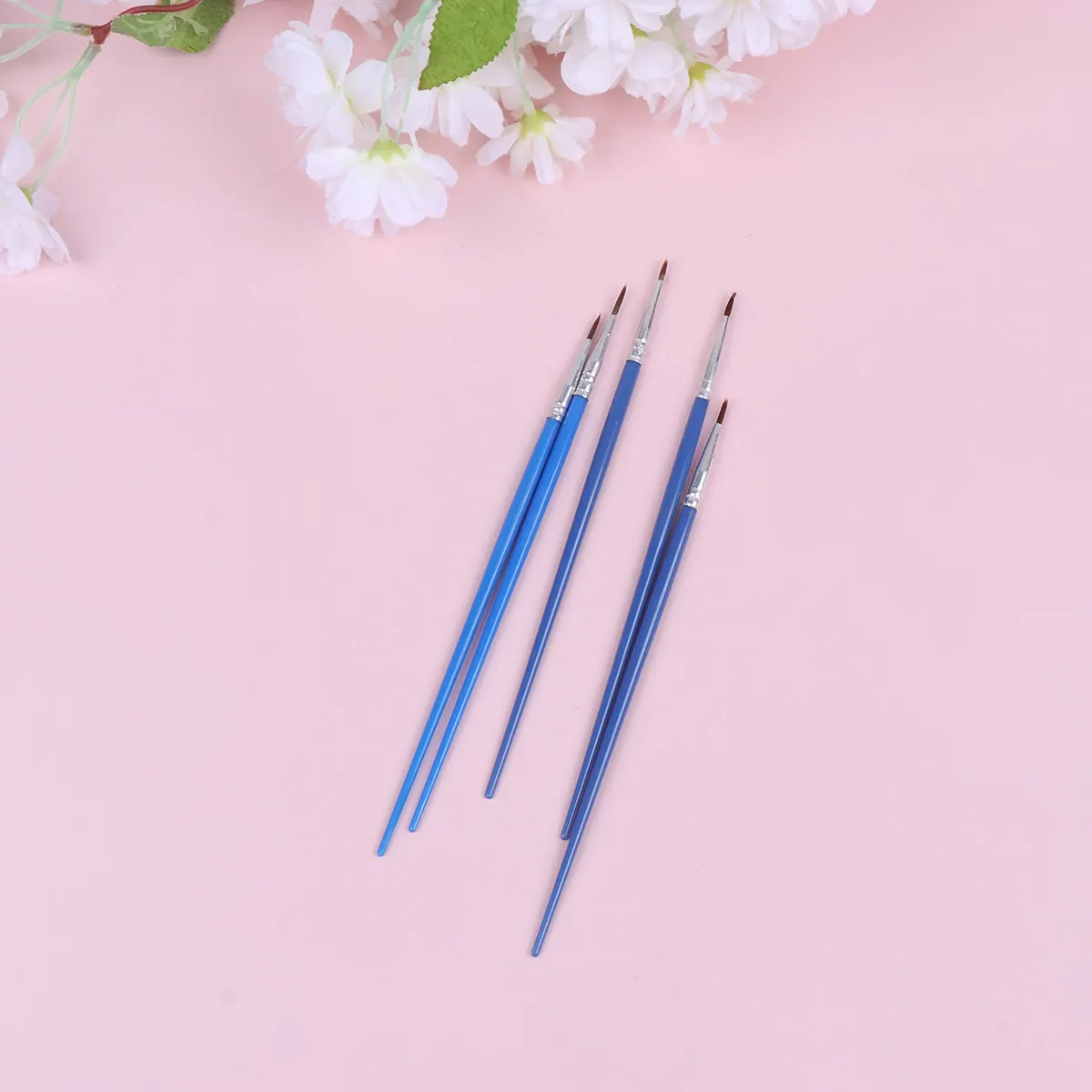 

48Pcs Paint Brushes Nylon Hair Detail Brush Set Fine Detailing Painting Tools for Acrylic Watercolor Gouache Oil Art