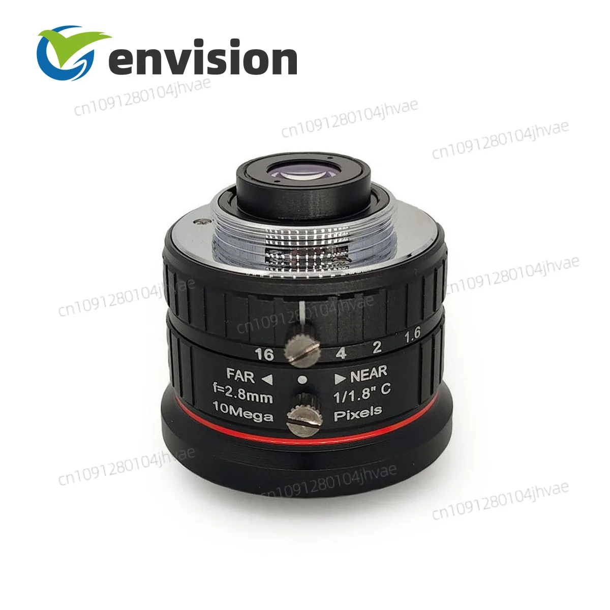 

MVL-HF02816M-10MPW 1/1.8" 10MP 2.8mm Wide Angle Manual Fixed Focus C Mount Machine Vision Industrial Lens