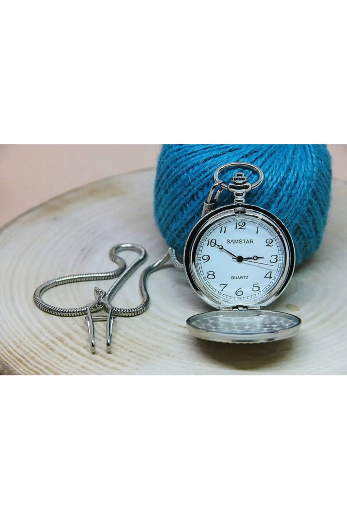 Uras Special Design Atatürk Patterned Köstekli Pocket Watch Vintage Watch Men Women