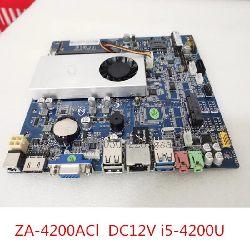 I5-4200U integrated machine industrial control main board HDMI interface DC12v power supply LVDS