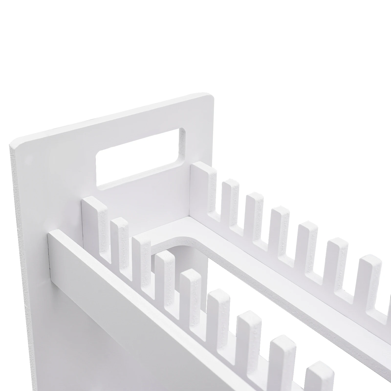 60*20*7 سنتيمتر/23.6*7.9*2.8in 36 فتحات مستطيلة بيضاء PVC الحائط هاتف محمول خزانة سطح المكتب للفصول الدراسية المدرسية