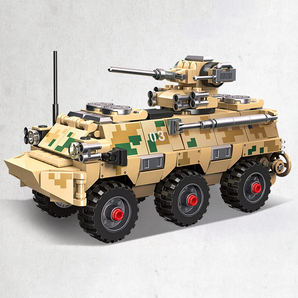 Military Technical Type 92 Infantry Fighting Vehicle moc Building Block bricks model toy for gifts Christmas 336pcs