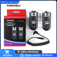 YONGNUO RF-603 II Flash Trigger 2 Transceivers Set Shutter Release for Canon RF-603 II C1 C3