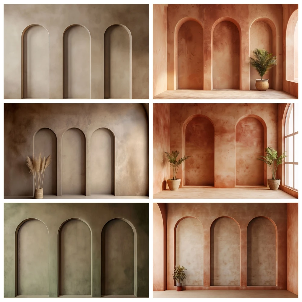 Bohemian Arched Wall Photography Background Arch Portrait Decoration Background Photo Studio Photo Props Banner Post