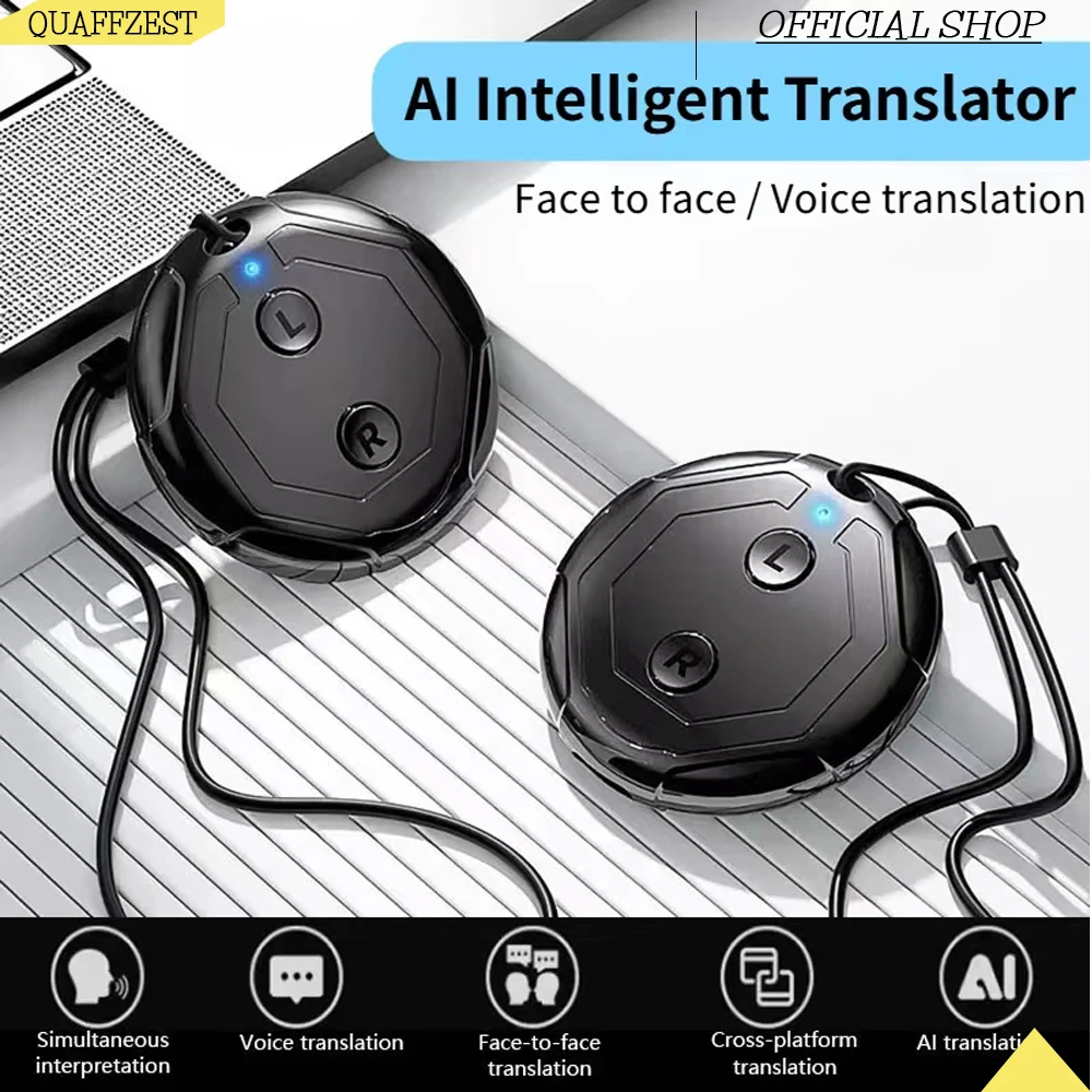 AI Real-time Language Translation Instant Voice Translators Meeting Summary Speech Simultaneous Interpretation Smart Translator