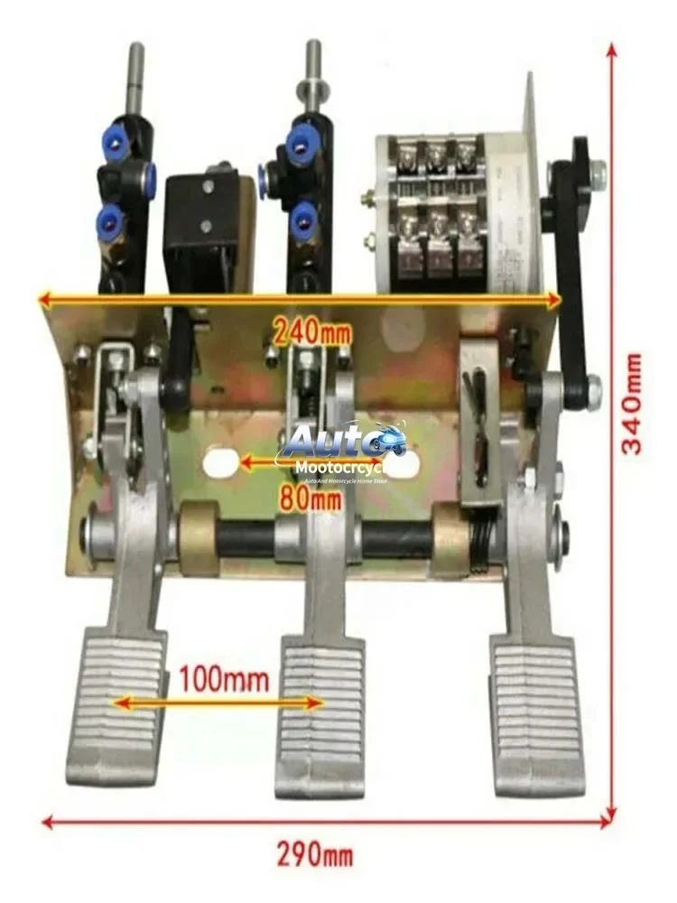 

Шиномонтажный станок, стальной каркас, 3-педальный воздушный пневматический клапан и переключатель, аксессуары для сгребания деталей