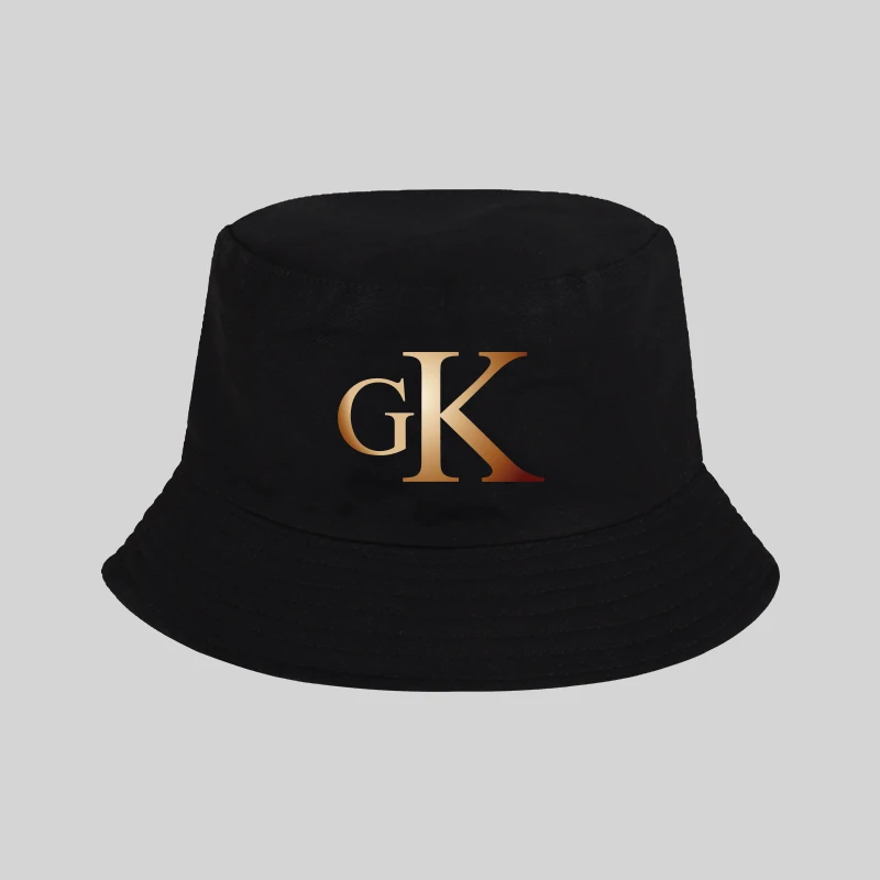 Retro GK Lettered Fisherman's Hat - Unisex Sun Hat, Breathab