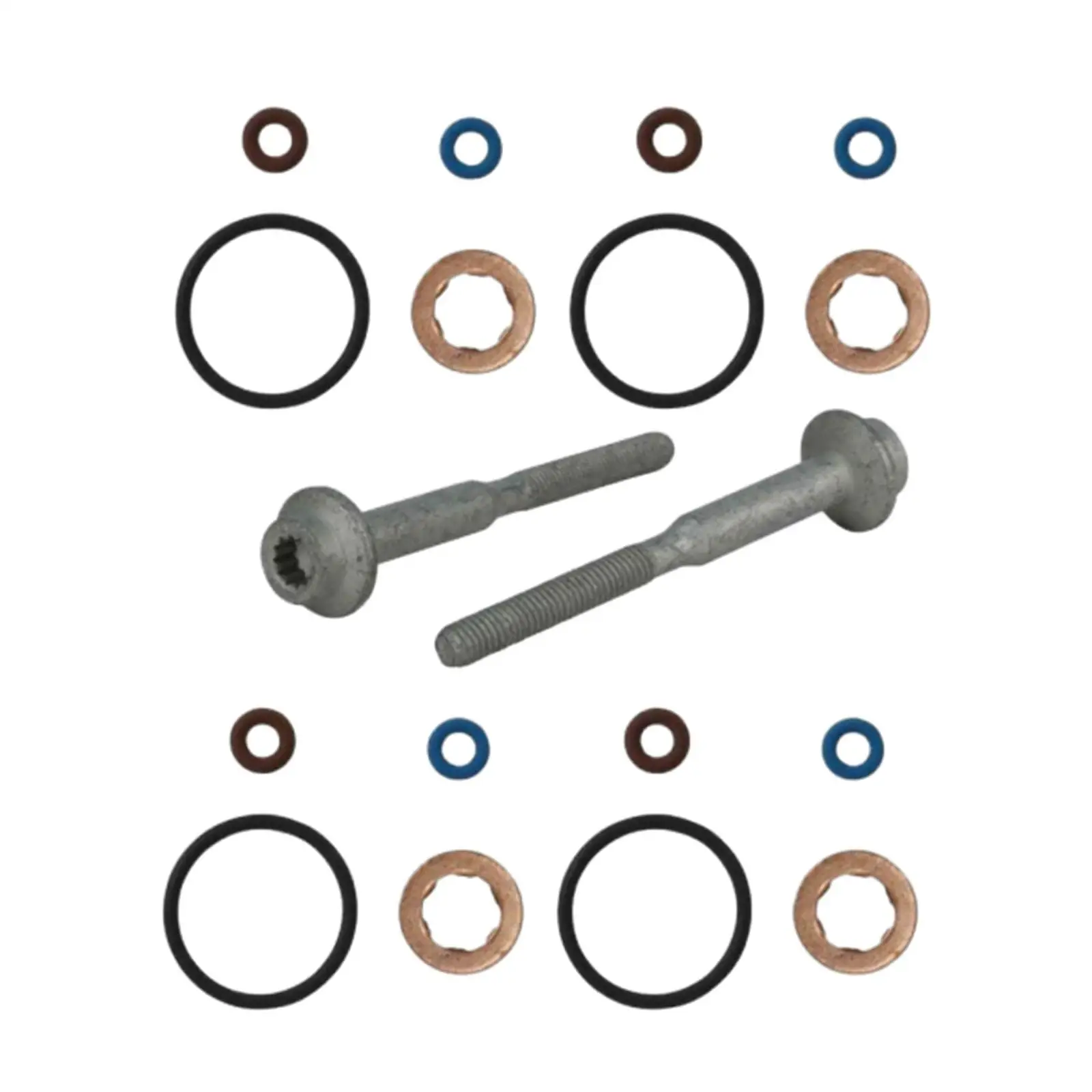Injector Bolt Washer Set A2C9626040080 Easy to Install Fuel Injector Seal Set Replaces for Skoda Fabia II 542 1.6 Tdi 90 PS