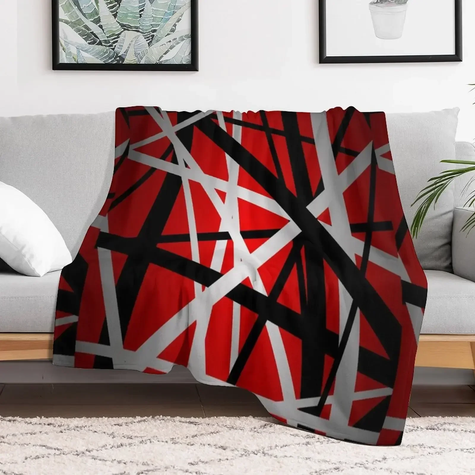 

evh 3 Throw Blanket Blankets For Baby funny gift Thermals For Travel Soft Plaid Blankets