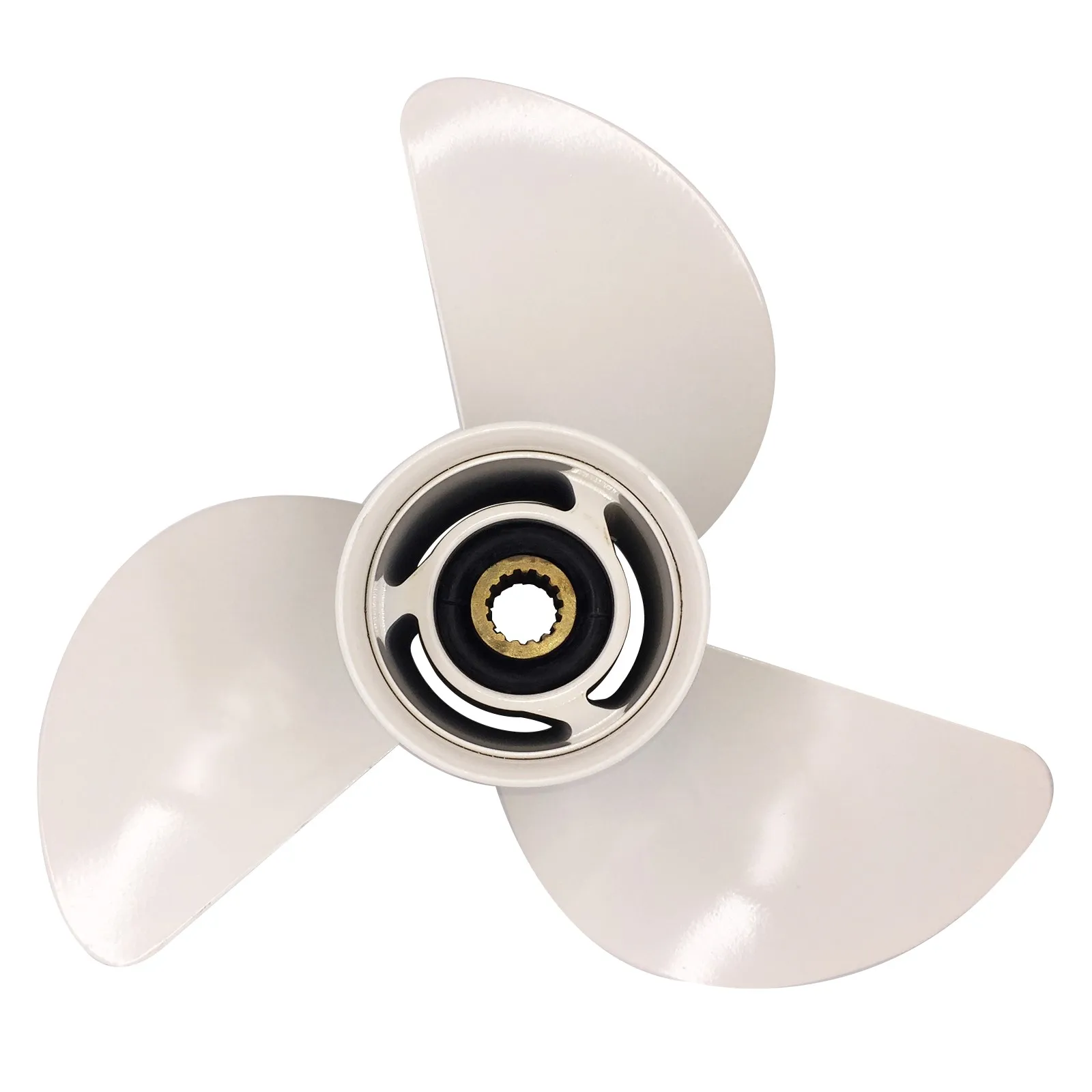 Boat Propeller 13 3/4x21 for Yamaha 150HP-400HP 3 Blades Aluminum Prop 15 Tooth RH OEM NO: 6G5-45943-01-98 13.75x21