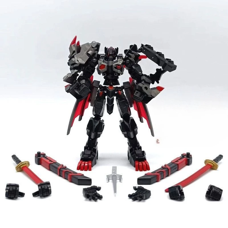 

Mech Warrior Transforming Robot Plastic Action Figure Boys Toys and Leisure Children Toy Collect Models Holiday,birthday Gifts