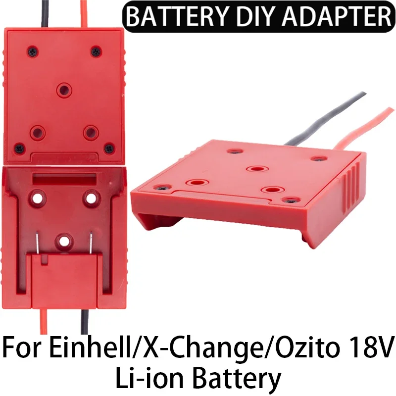 Battery DIY adapter for Einhell/X-Change/Ozito 18V Li-ion battery DIY 14AWG wire gauge adapter for toy cars