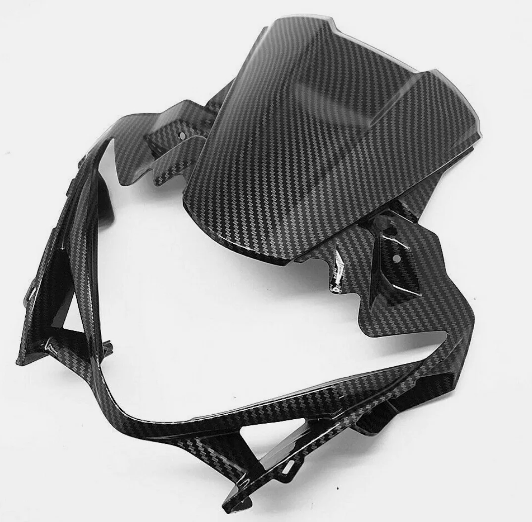 FOR SUZUKI GSXR250 GSX250R 17-20 Carbon Fiber Upper Front Nose Headlight Fairing