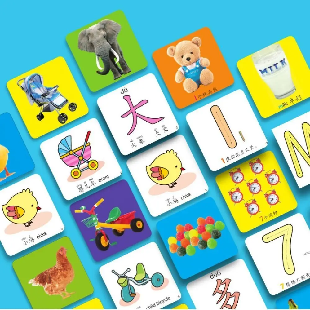 Formation à la pensée logique Graffiti carte cognitive contraste élevé couleur apprentissage bébé Vision Tigrou cartes Cognition étanche