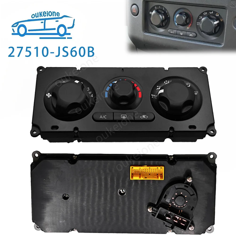 Module de commande de climatisation HVAC pour Nissan Frontier Navara D40 2008-2012, interrupteur de climatisation 27510-JS60B