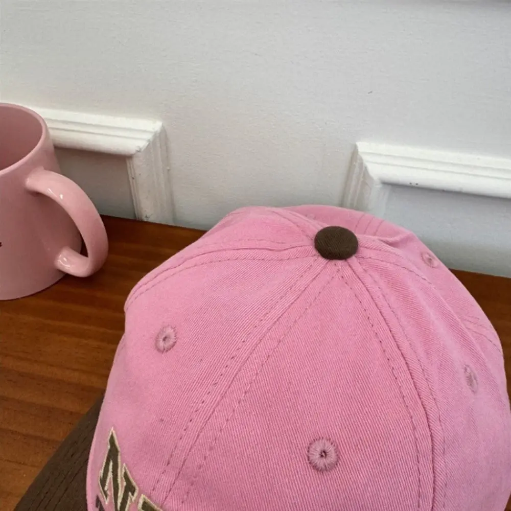 القطن قبعة بيسبول رياضية قابل للتعديل خليط اللون خمر بطة اللسان قبعة الحماية من الشمس خطابات #1