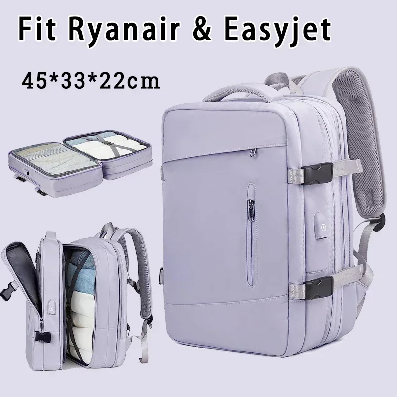 Expandable Airplane Travel Backpack For Women Men Laptop Bag Luggage Man Large Capacity Bags Business Multifunctional Backpacks