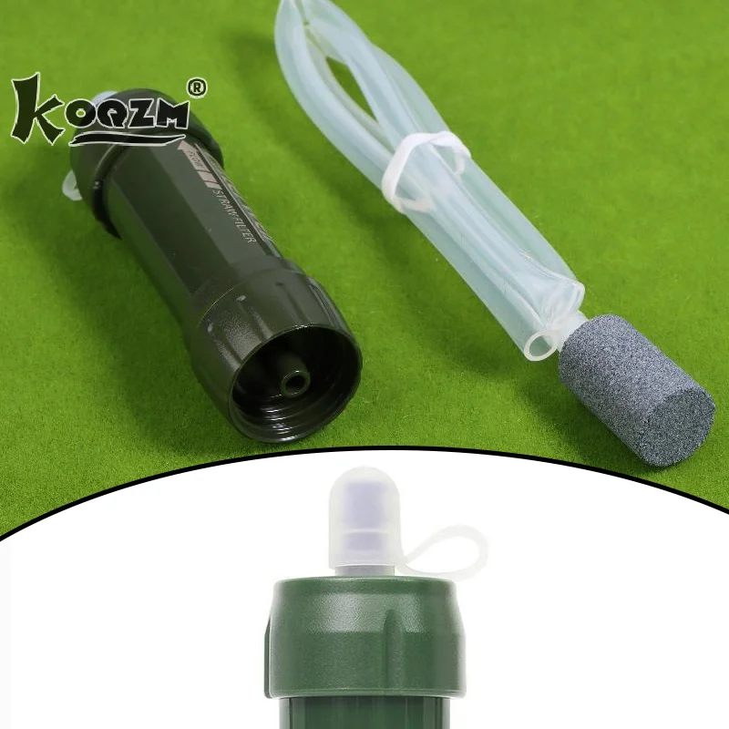 

1 комплект, мини-фильтр для очистки воды для кемпинга, соломенный TUP, мешок для воды из углеродного волокна для выживания или аварийный портативный очиститель воды