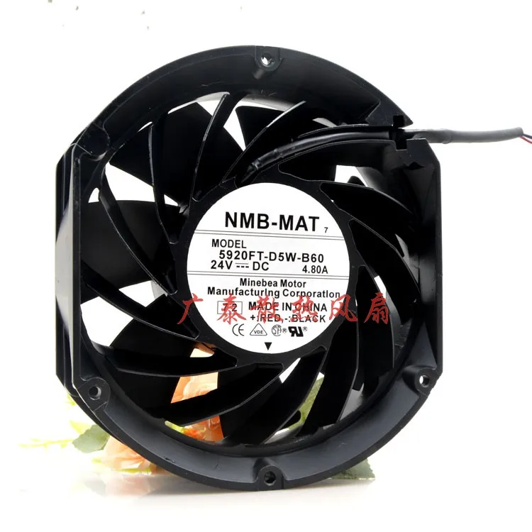 

NEW ORIGINAL 5920FT-D5W-B60 24V 4.80A 17251 172x172x51mm COOLING FAN RADIATOR