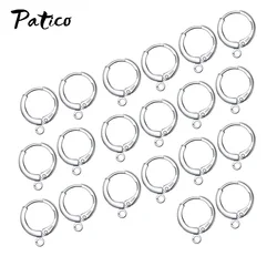 Boucles d'Oreilles Crochets en Argent Sterling 925, Accessoires de Bijoux, Fournitures de Direction, Articles en Vrac, Vente en Gros, 20 Pièces/Lot