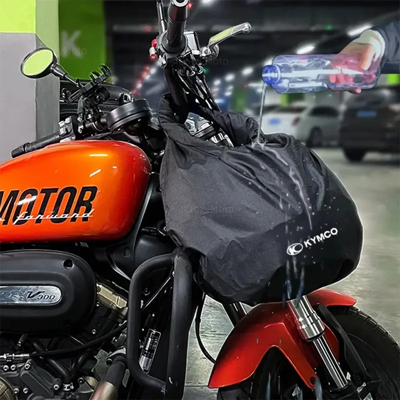 Tas helm sepeda motor portabel tahan air untuk KYMCO Xciting 250 300 400 AK550 CT250 CT300 S400 kunci kata sandi kapasitas besar Anti