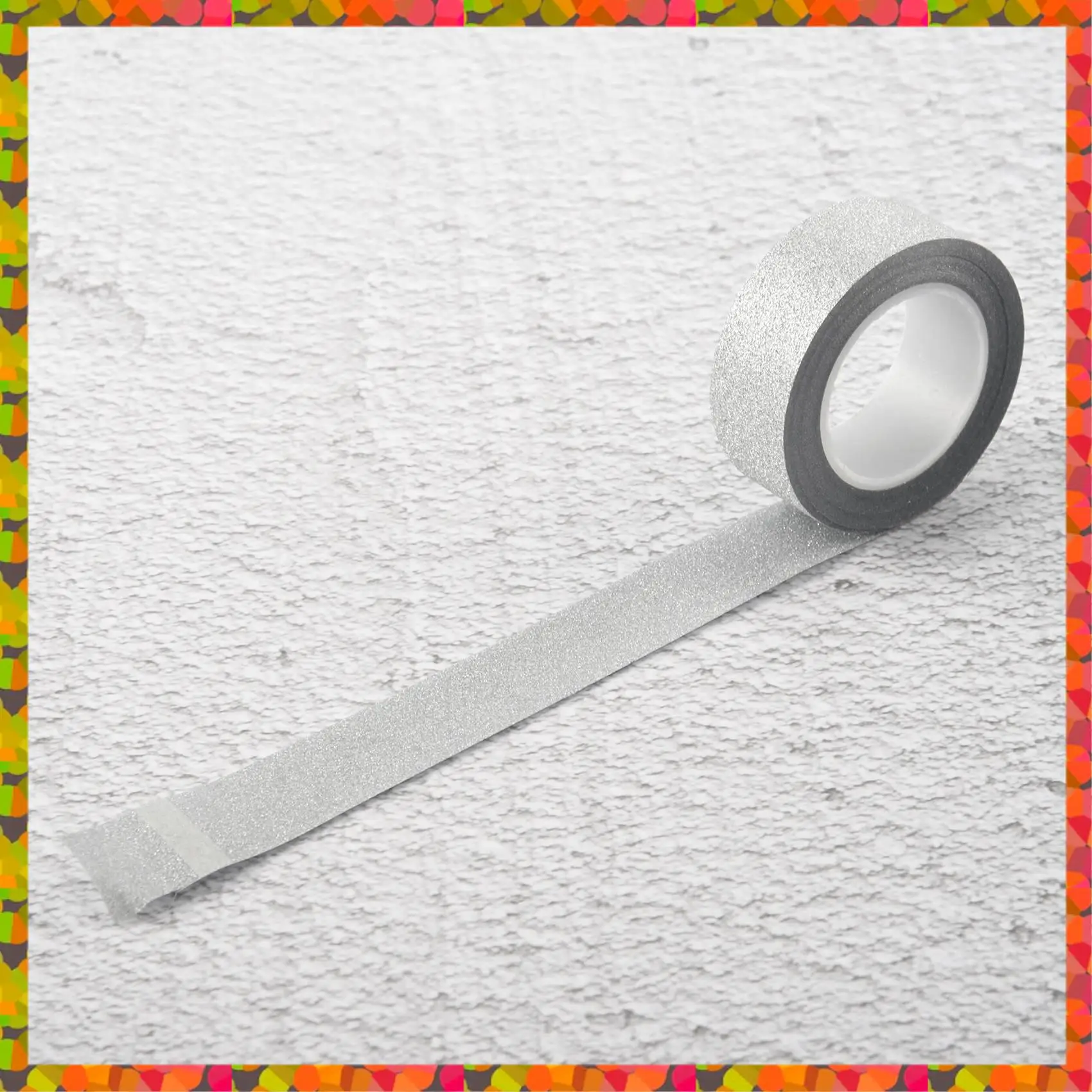 

Promotion! 2 X 10M Glitter Washi Tape Stick Self Adhesive Decorative Decora Craft DIY Paper