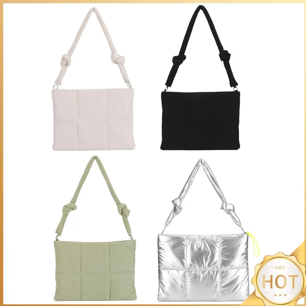 

Puffy Cotton Laptop Sleeve Shockproof Notebook Pouch with Shoulder Strap Tablet Sleeve Bag for MacBook/Lenovo/Huawei