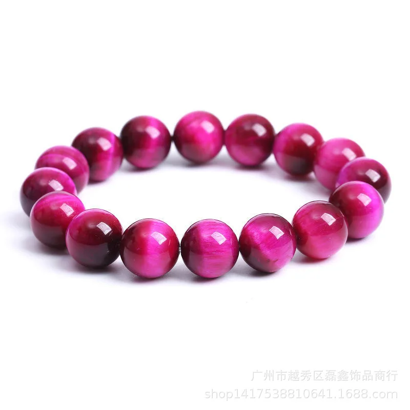 Guangzhou rose red , tiger eye stone crystal bracelet, cross-border stall sales