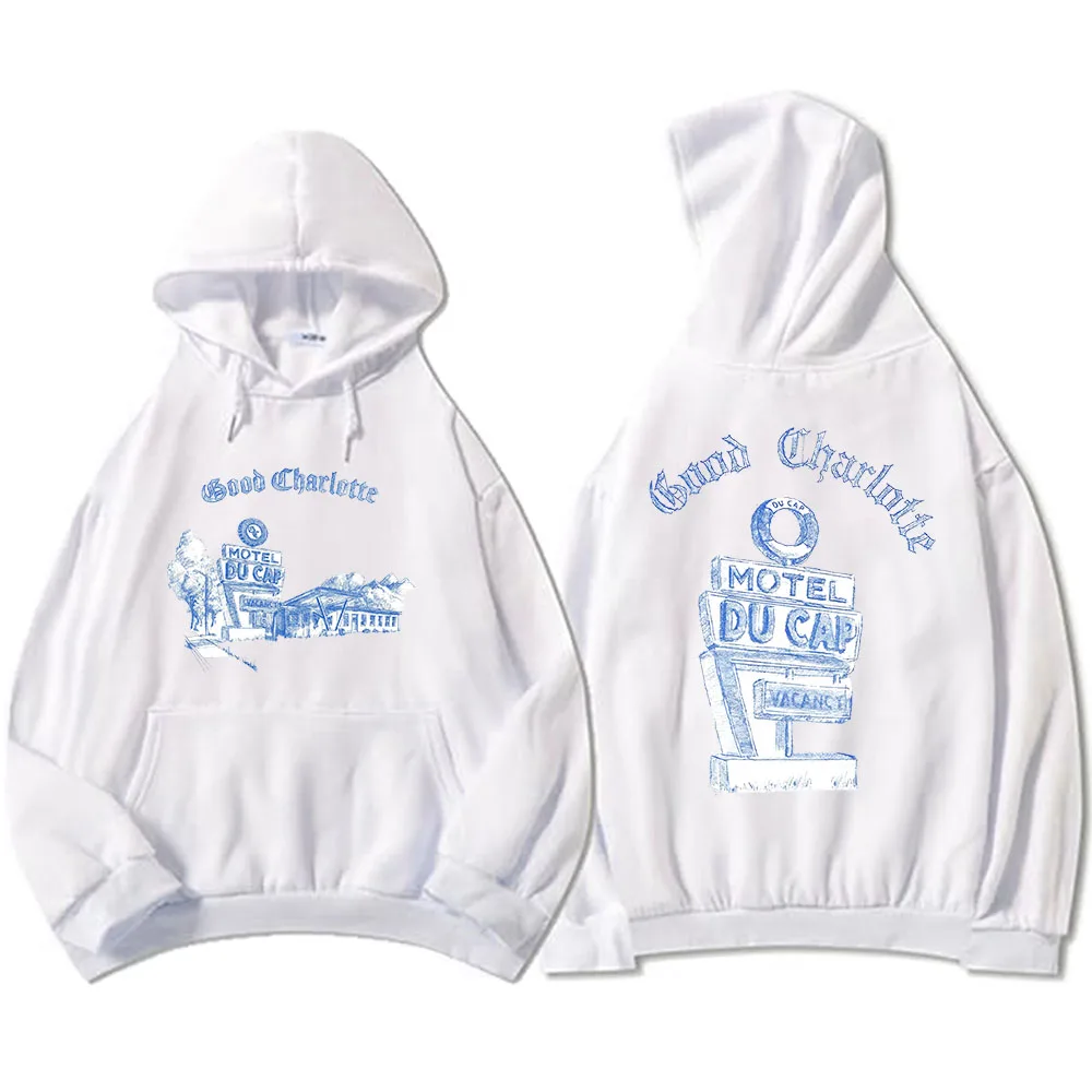 

Good Charlotte Motel Du Cap Hoodies Rejects Club Letter Printing Sweatshirts Fleece Warm Fashion Male Pullovers Sudadera Graphic