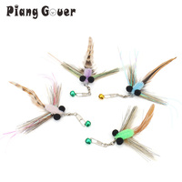 10pcs Simulation Small Flying Insects Replacement Head for Cat Teaser Stick Fun Pet Toys