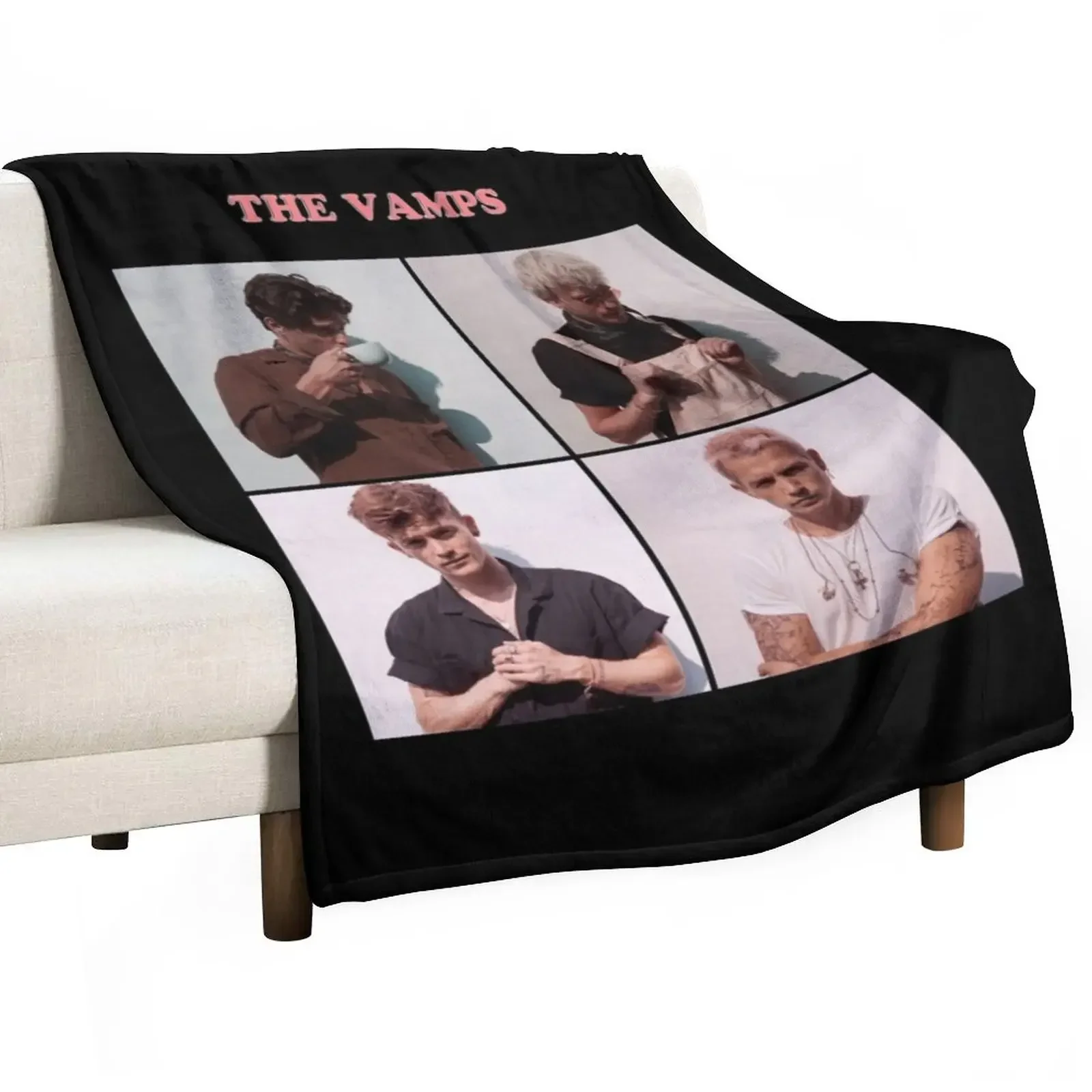 The Vamps - Cherry Blossom era Throw Blanket blankets ands For Baby for babies Heavy Blankets