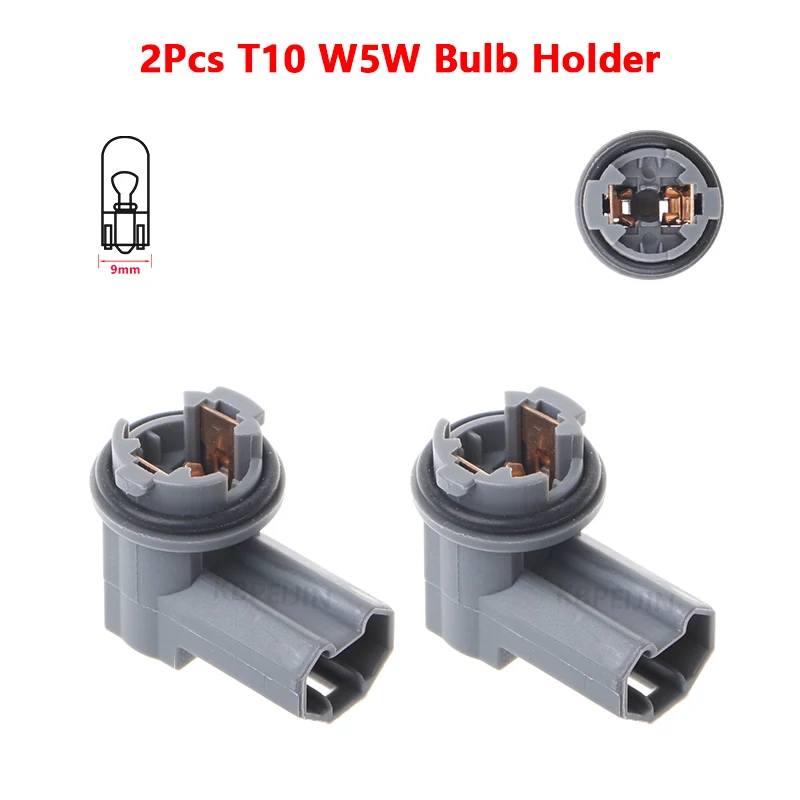 

Tail Light Socket for Toyota RAV4 Corolla Geely T10 W5W Bulb Holder Car Lamp Replacement Parts 2PC