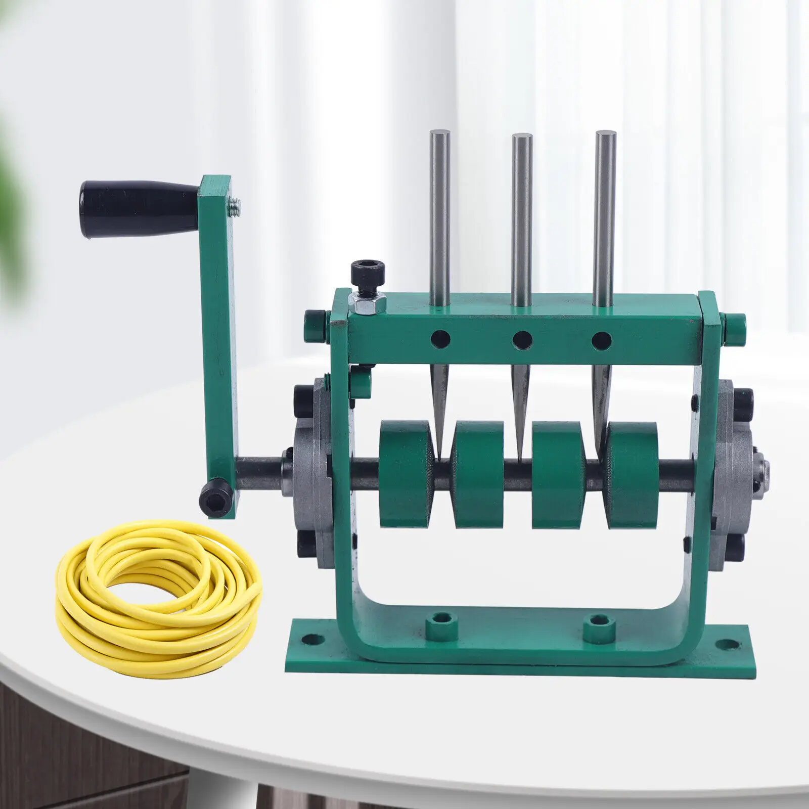 Manual Rolling Stripping Scrap Cable Stripper, Copper Recycling Tool, Wire Drawing Hine, 3 Blades, 32mm