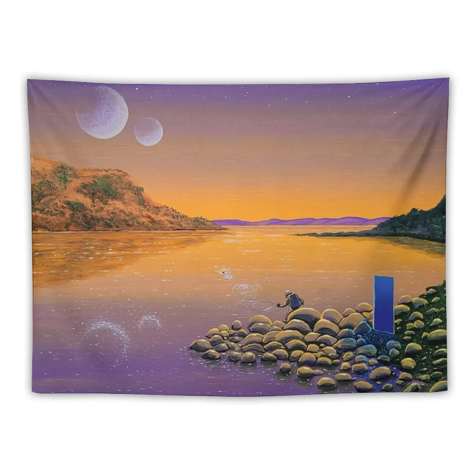 

Skipping Stones On Planet Z Tapestry Room Decorations Carpet Wall Room Decor Room Decor Aesthetic Tapestry