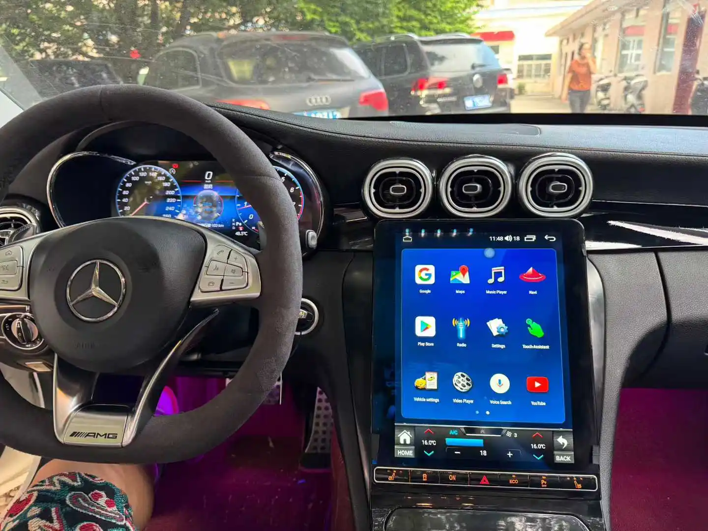 

2025 Upgrade 12.1"Vertical Screen Android Auto Car Radio For Mercedes-Benz C GLC W205 NTG5.0/5.5/6.0 2015-2022 Carplay GPS Navi