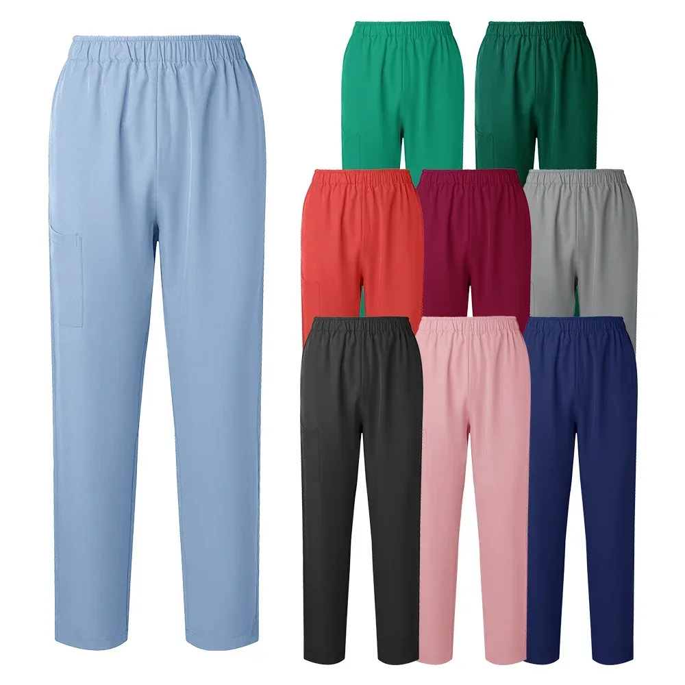 1 Stuk Broek Ziekenhuis Uniform Vrouwen Medische Scrubs Leverancier Medic Patroon Merk Arts Ontwerper Tandheelkundige Kliniek Schoonheid Spa