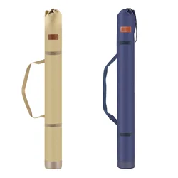 Portable Cylinder Folding Fishing Rod Bag Multifunctional Fishing Tackle Tools Storage Pack Outdoor Fishing Gear Shoulder Bags