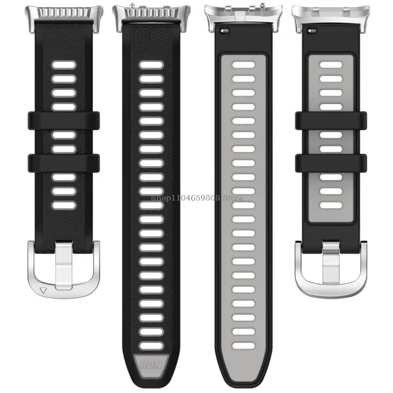 أحزمة سيليكونية أنيقة من النغمة مريحة سيليكون Watchban لمشاهدة بديل مثالي للعصابات المفقودة أو التالفة