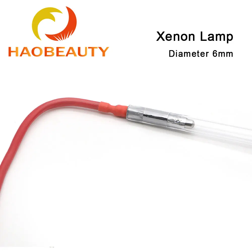 IPL Flash Xenon Lamp 6x70x130mm Xenon Laser Lamp 6mm 6*130mm Hand Tools For Nd Yag Laser Machine